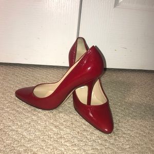 Manolo Blahnik Patent leather Pump red 37.5 7.5 new